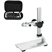 Jiusion Soporte de Escritorio de Base Profesional Ajustable Universal de Aleación de Aluminio con Estuche Portátil Para…